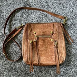 Botkier Tan Leather Crossbody Bag